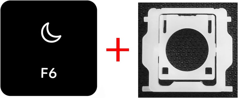 GRMTRV Replacement Individual Key Cap Hinge for MacBook Air 13'' 15'' M3 M4 A3113 A3114 A3240 A3241, 14'' 16'' Pro/Max M4 A3185 A3186 A3401 A3112 A3403 2024-2025 (F6) - Image 4